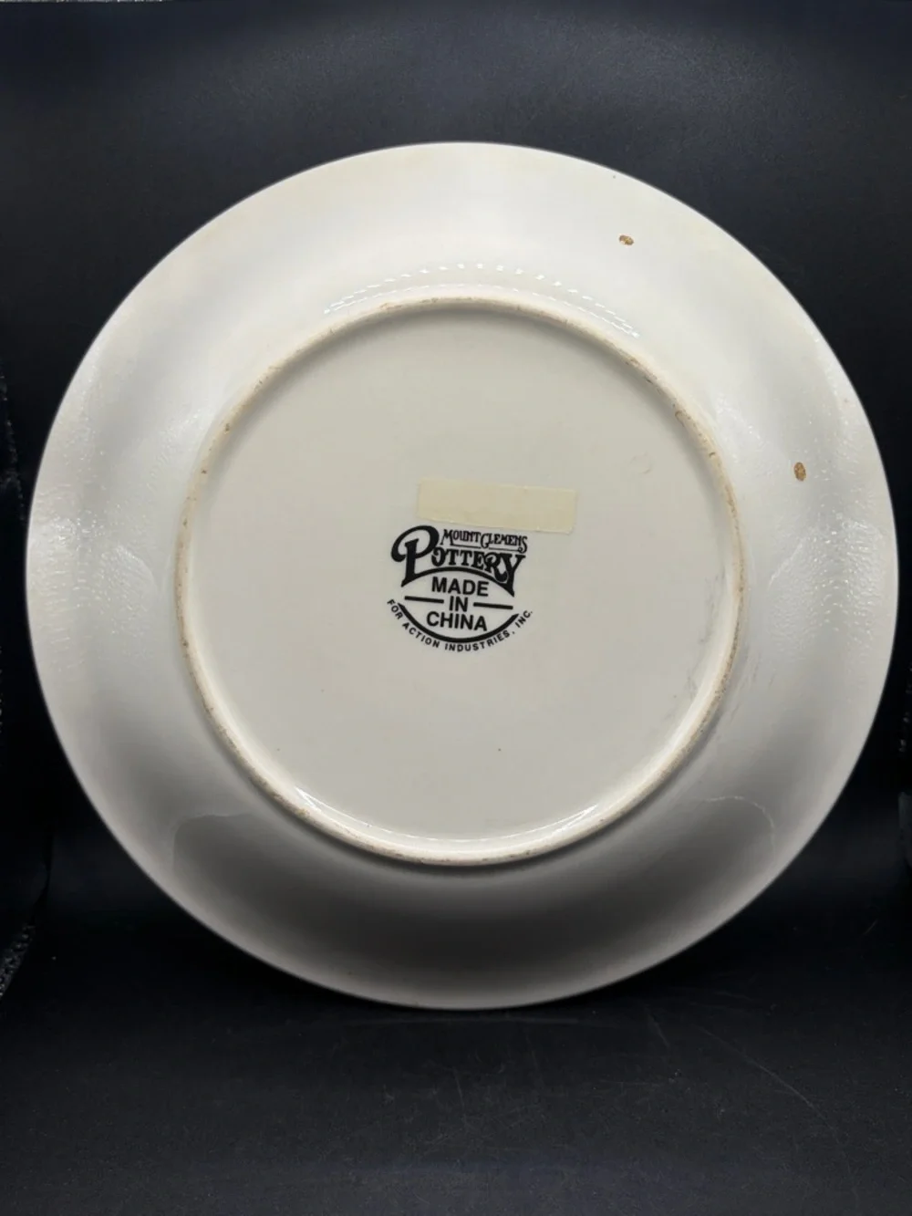 Mount Clemens Pottery Vintage Strawberry Pie Baking Serving Dish Kitchenware